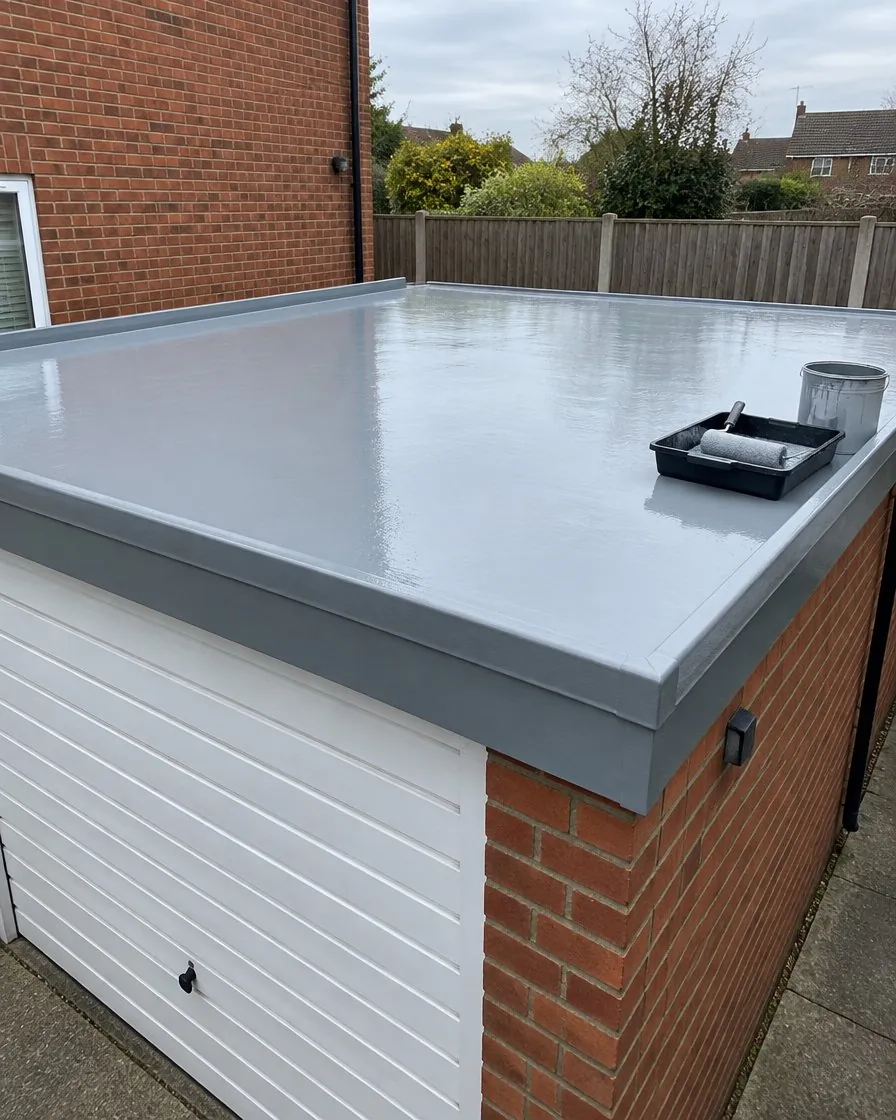 GRP fibreglass roofing in Carn Brea